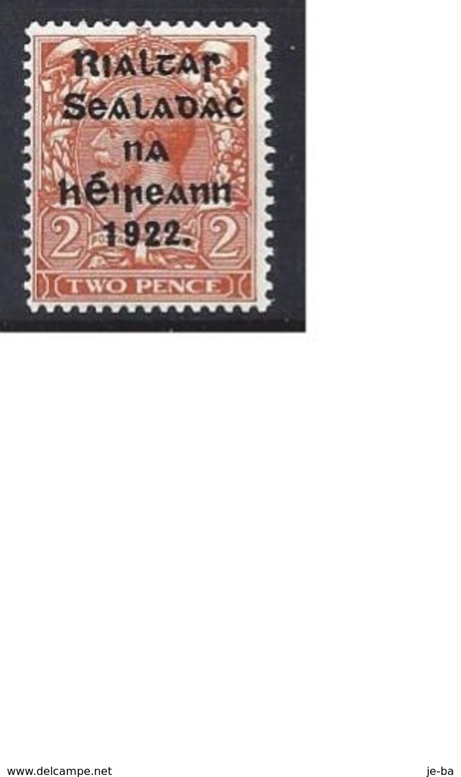 IERLAND Mi 15 II - II (1922) Postfris Mnh Xx - Neufs