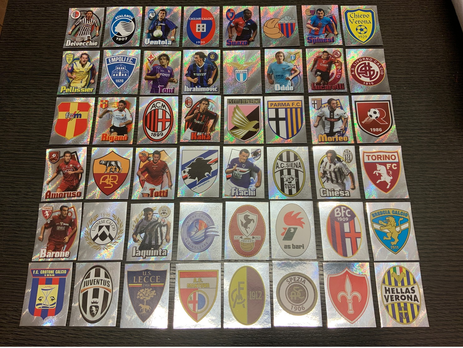 CALCIATORI 2006/07 - LOTTO DI 48 FIGURINE TUTTE DIVERSE - Edizione Italiana