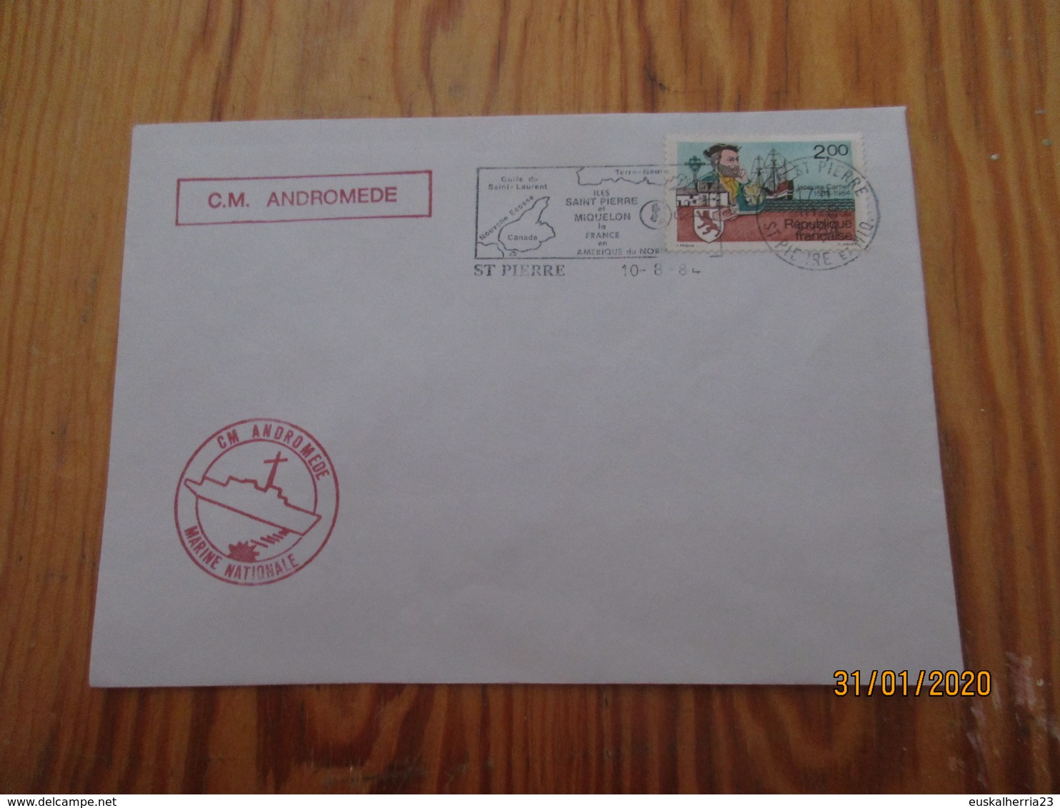 4 Enveloppes Saint-Pierre Et Miquelon Datées Du 18/05/84  22 Août 84  28/29 Avril 84  10.08.84 - FDC