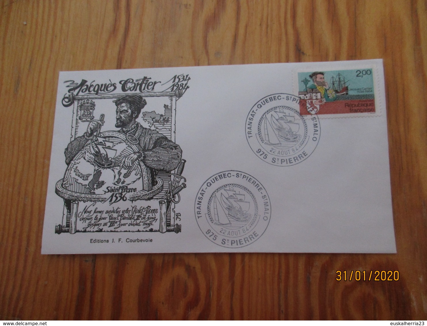 4 Enveloppes Saint-Pierre Et Miquelon Datées Du 18/05/84  22 Août 84  28/29 Avril 84  10.08.84 - FDC