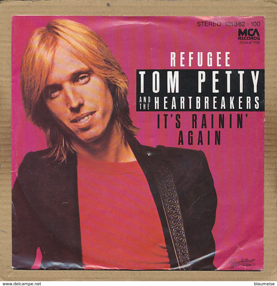 7" Single, Tom Petty And The Heartbreakers - Refugee / It's Rainin Again - Disco, Pop