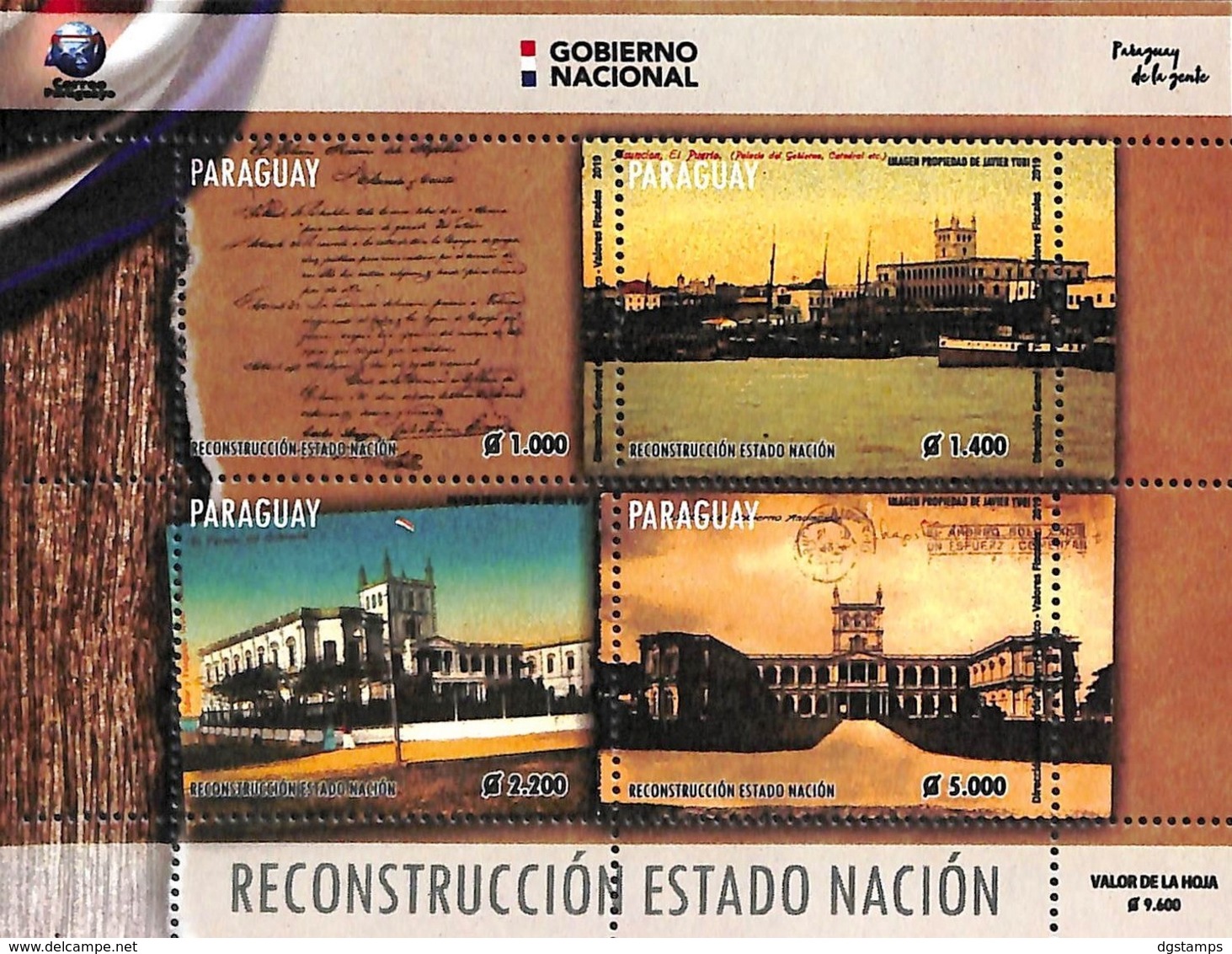 Paraguay 2019 ** MP. Muestra Documental Decretos De Pos-Guerra: "Reconstruccion Del Estado - Nacion" - Paraguay