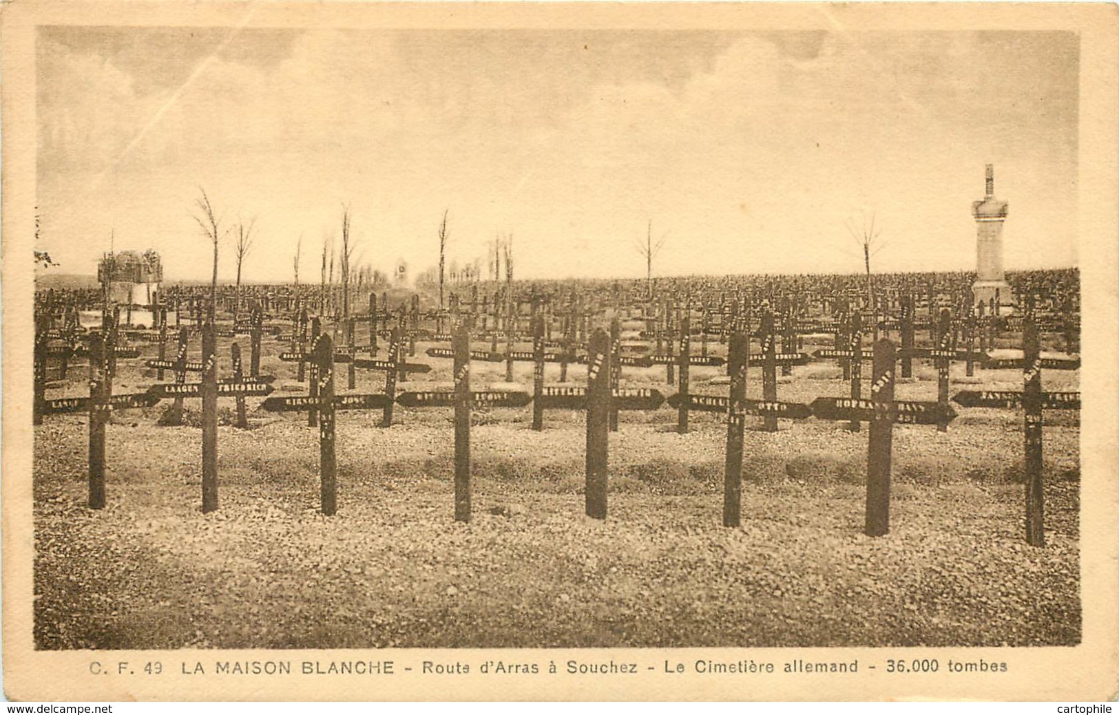 Militaria - Cimetiere Allemande De La Maison Blanche Sur La Route D'Arras à Souchez (62) - Guerra 1914-18