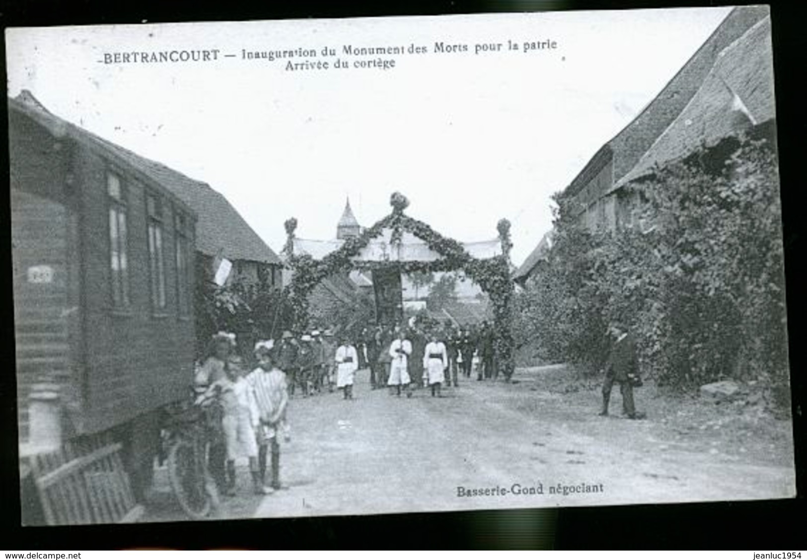 BERTRANCOURT INAUGURATION - Sonstige & Ohne Zuordnung