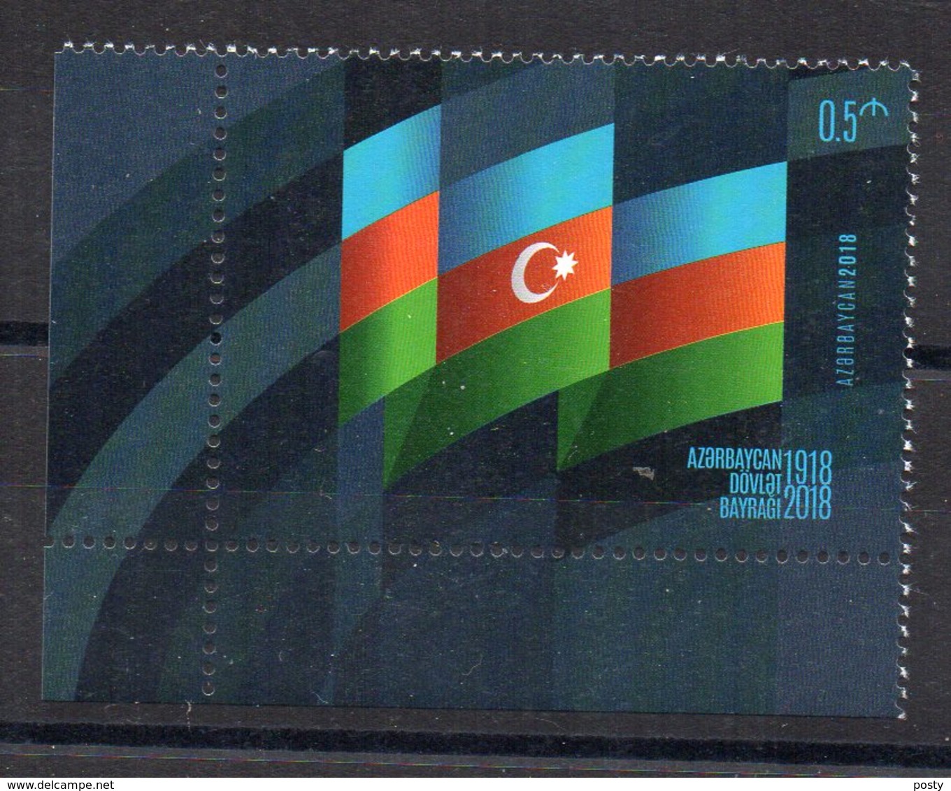 AZERBAIDJAN - 2018 - FLAG - DRAPEAU - - Azerbaïdjan