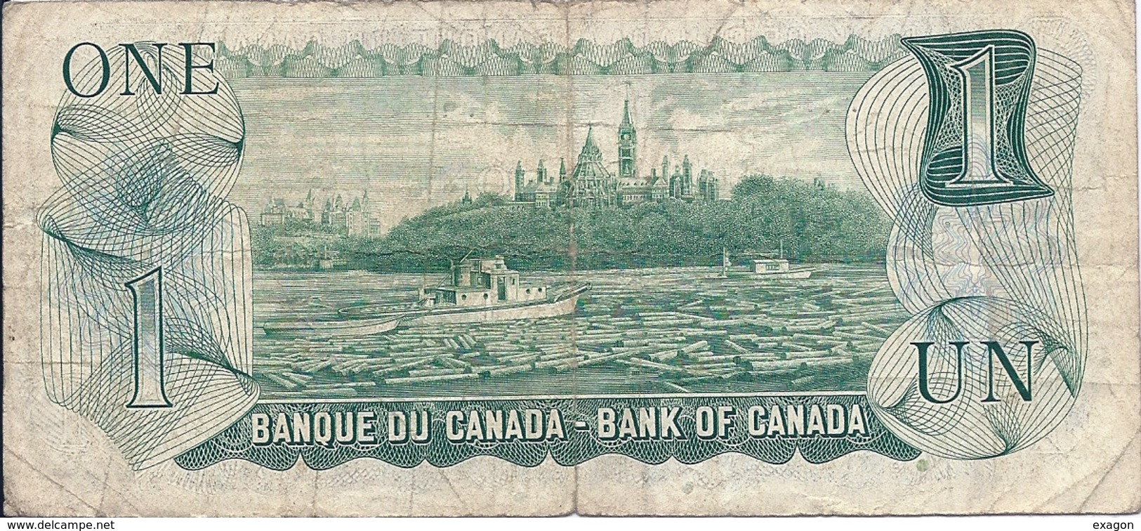 Banconota Da  1  DOLLARO  Del  C A N A D A - Anno  1973 - Canada