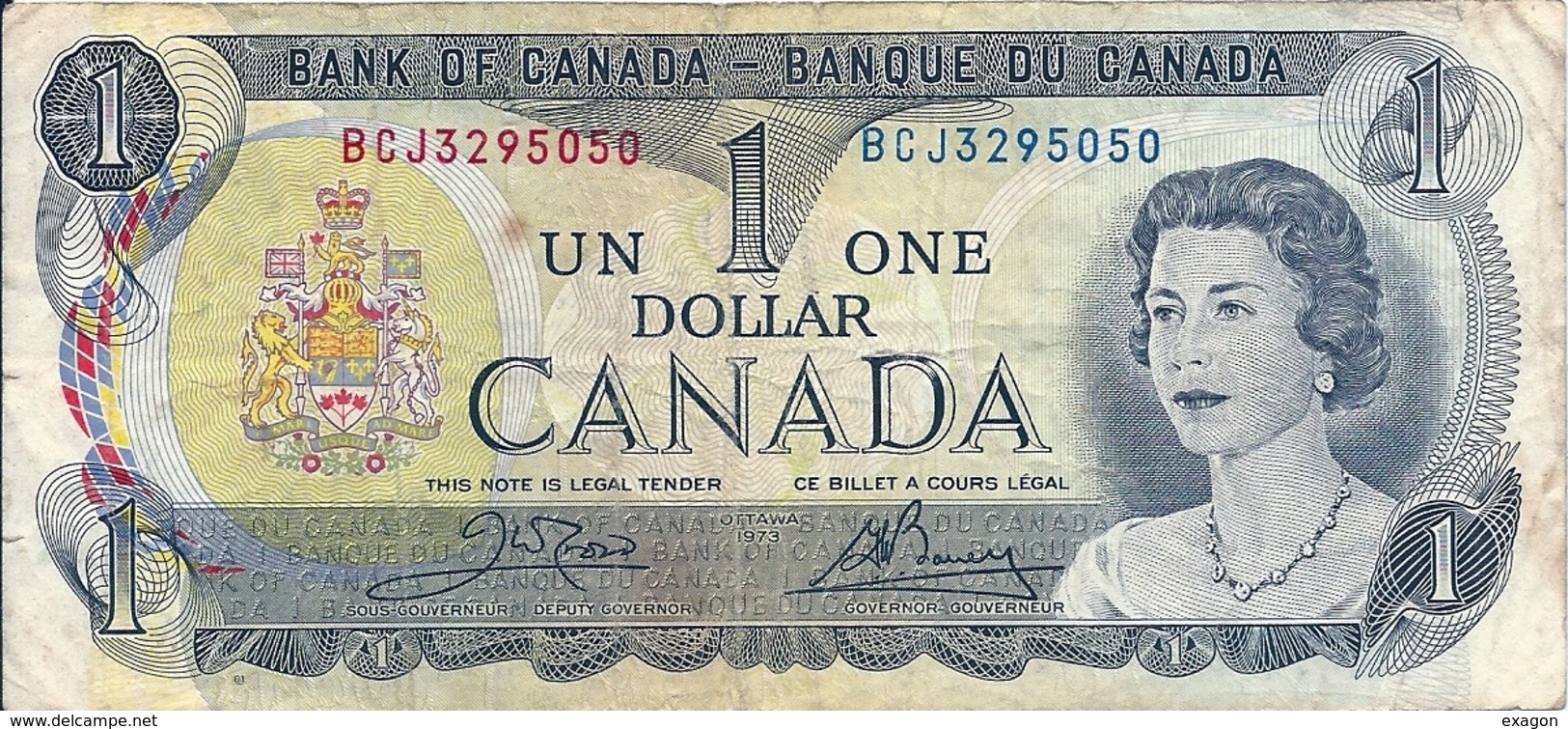 Banconota Da  1  DOLLARO  Del  C A N A D A - Anno  1973 - Canada