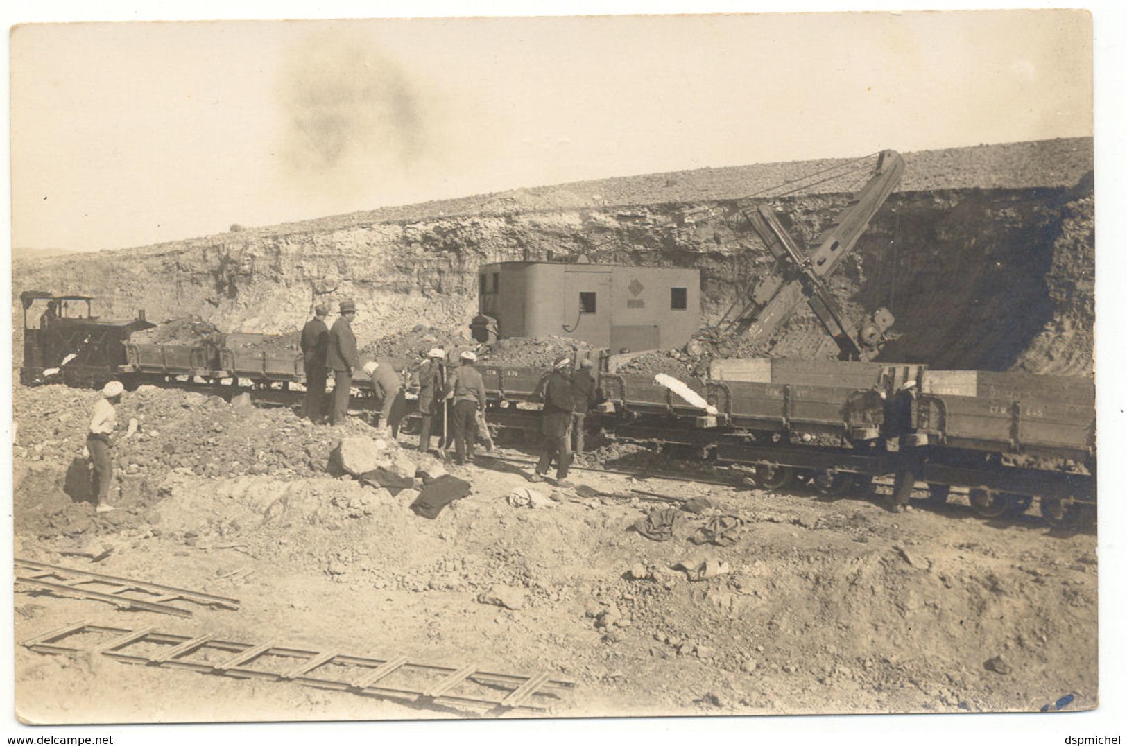 Carte Photo Du Chemin De Fer De Fez à La Frontière Algérienne - Section De Taourirt (Maroc) - Fez (Fès)