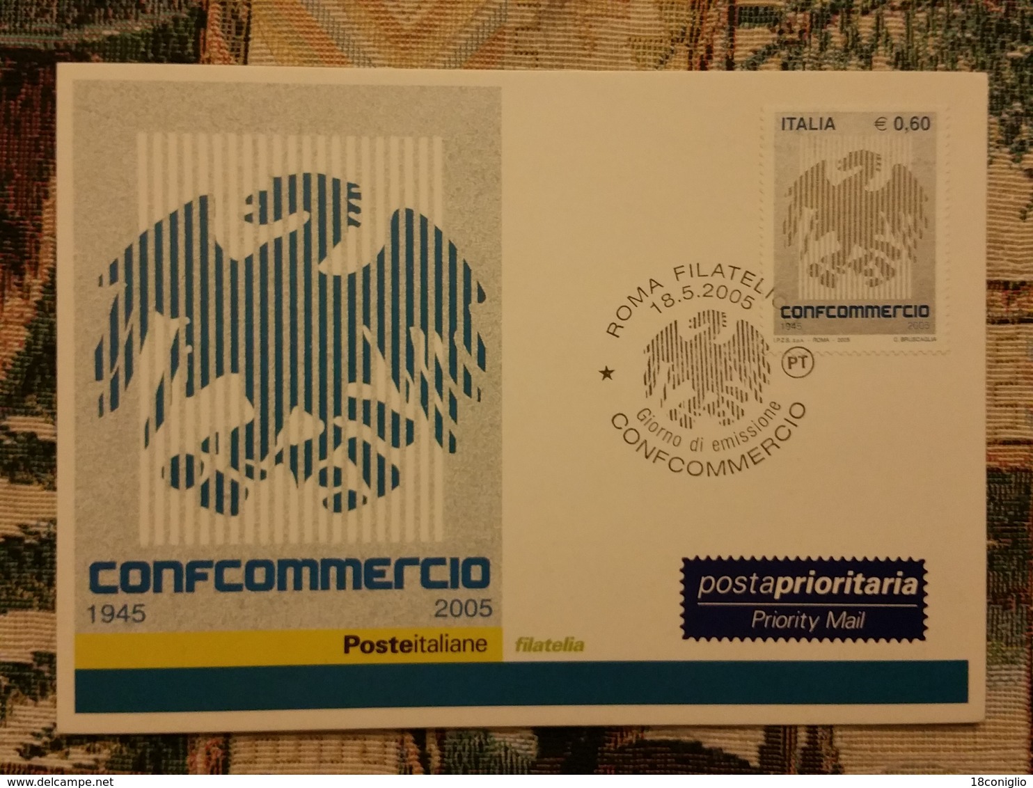 Italia Fdc Maximum Card 2005 Confcommercio - Cartas Máxima