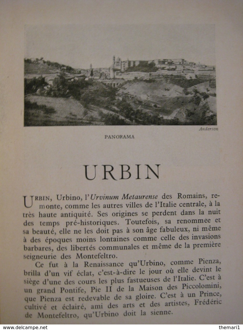 VECCHIO DEPLIANT URBINO URBIN ENIT FERROVIE STATO VERSIONE FRANCESE FRANCAIS - Tourism Brochures