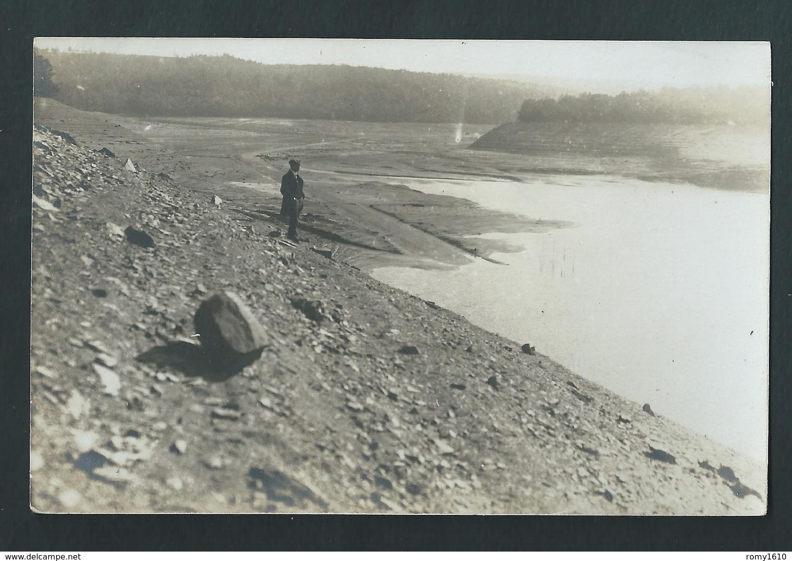 Barrage De La Gileppe. Photo Carte. Voir  Annotations Au Dos.  2 Scans. - Gileppe (Barrage)