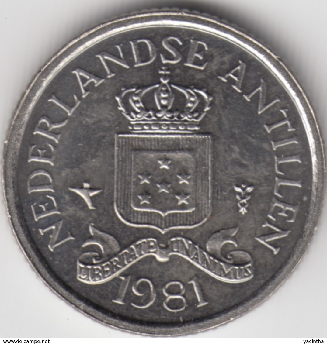 @Y@    Nederlandse Antillen   10  Cent  1981 ( 4662 ) - Antilles Néerlandaises