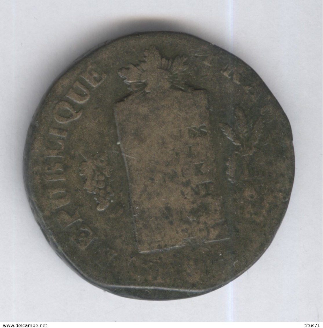 2 Sols France 1793 B - TB - Sonstige & Ohne Zuordnung