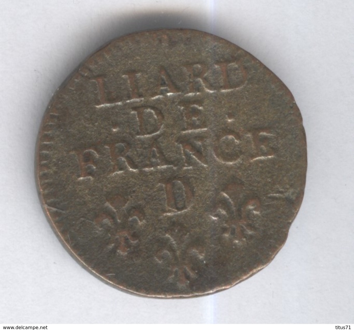 Liard De France 1693 D TTB - 1643-1715 Luis XIV El Rey Sol