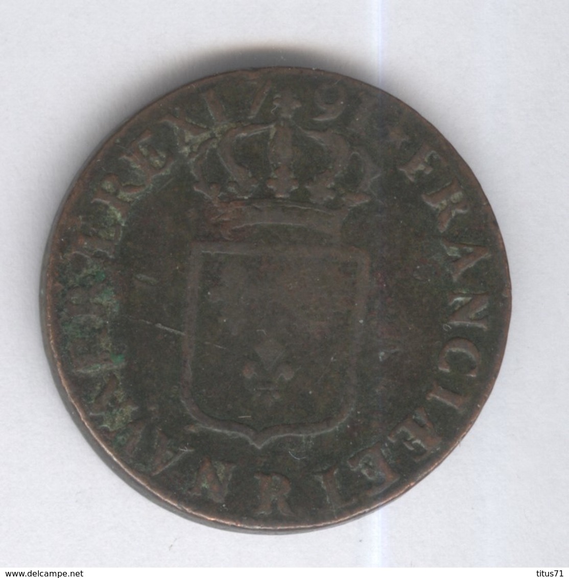 1 Sol France 1791 R - TTB - Other & Unclassified