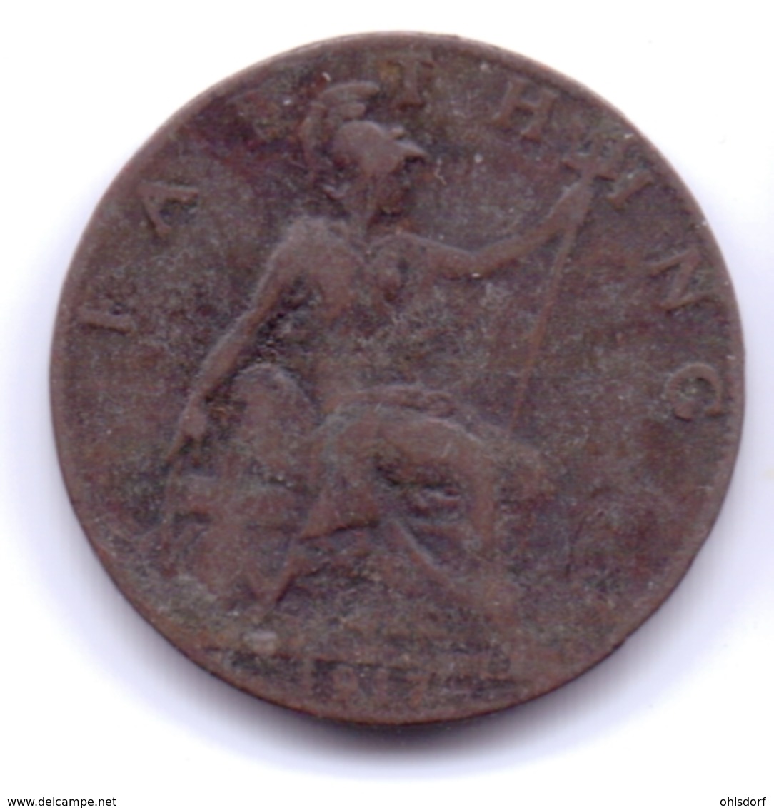 GREAT BRITAIN 1916: 1 Farthing, KM 808 - B. 1 Farthing