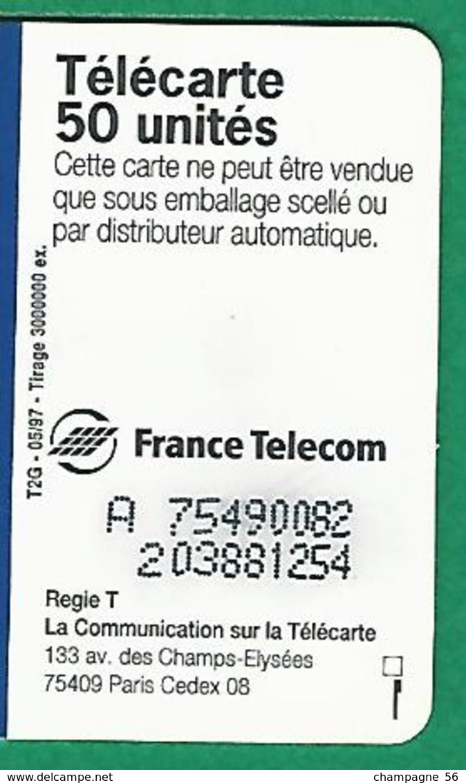 VARIÉTÉS 05 / 1997 ÊTRE ACTIONNAIRE DE SON TÉLÉPHONE   PUCE SO3 T2G  50 UNITÉS - Errors And Oddities