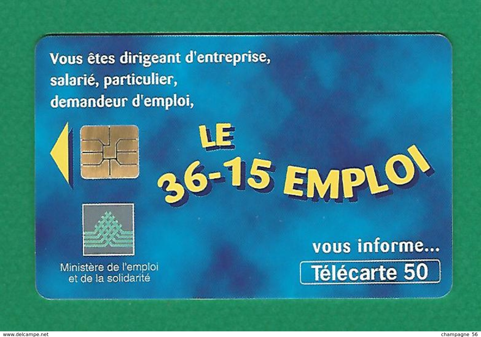 VARIÉTÉS 11 / 1997 LE 36-15 EMPLOI  PUCE SO3 T2G  50 UNITÉS - Fehldrucke