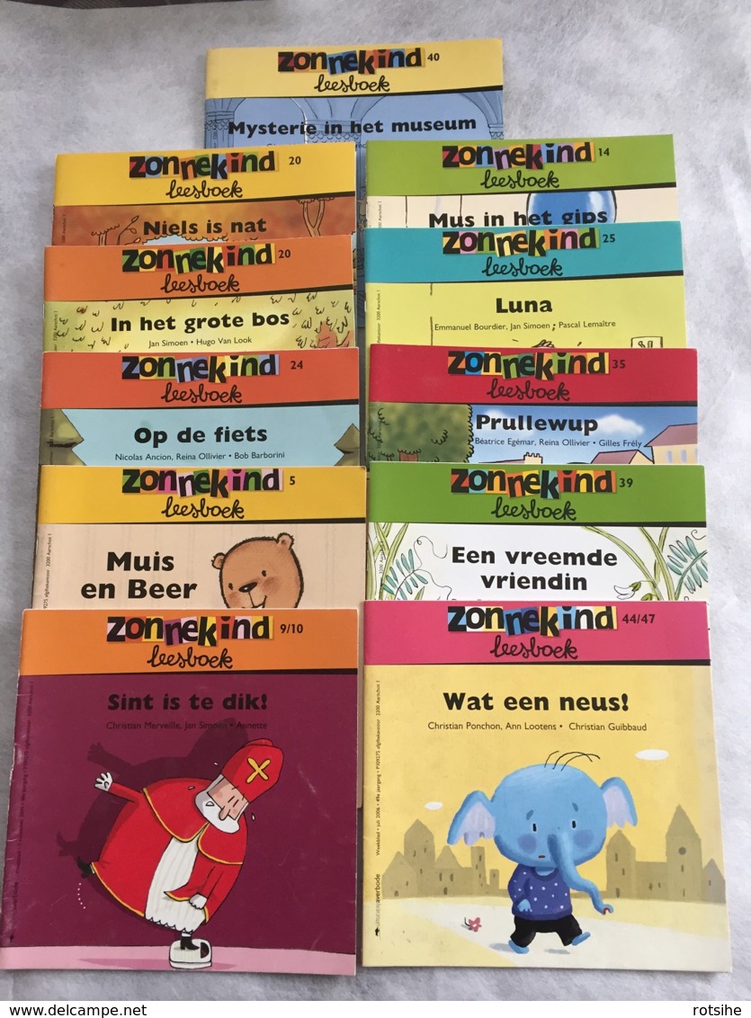 Lot Van 11 Zonnekind Leesboekjes   Uitgeverij Averbode - Juniors