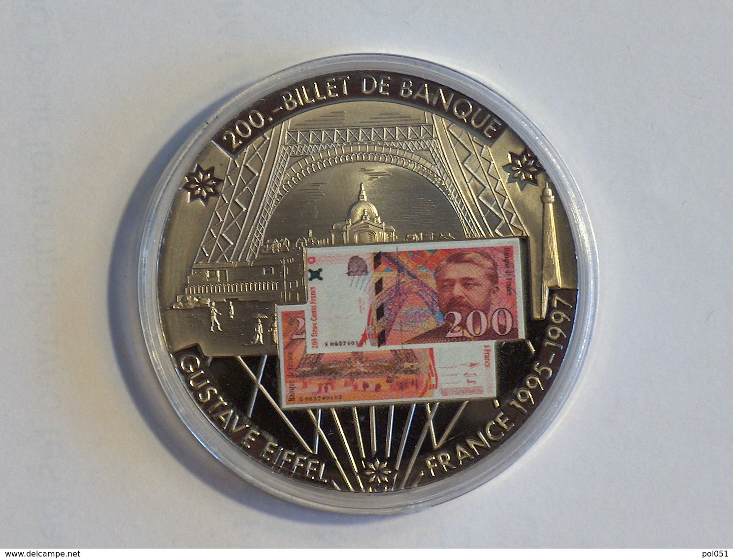 MEDAILLE - En Mémoire D'une Monnaie 200 Francs Gustave Eiffel - Altri & Non Classificati