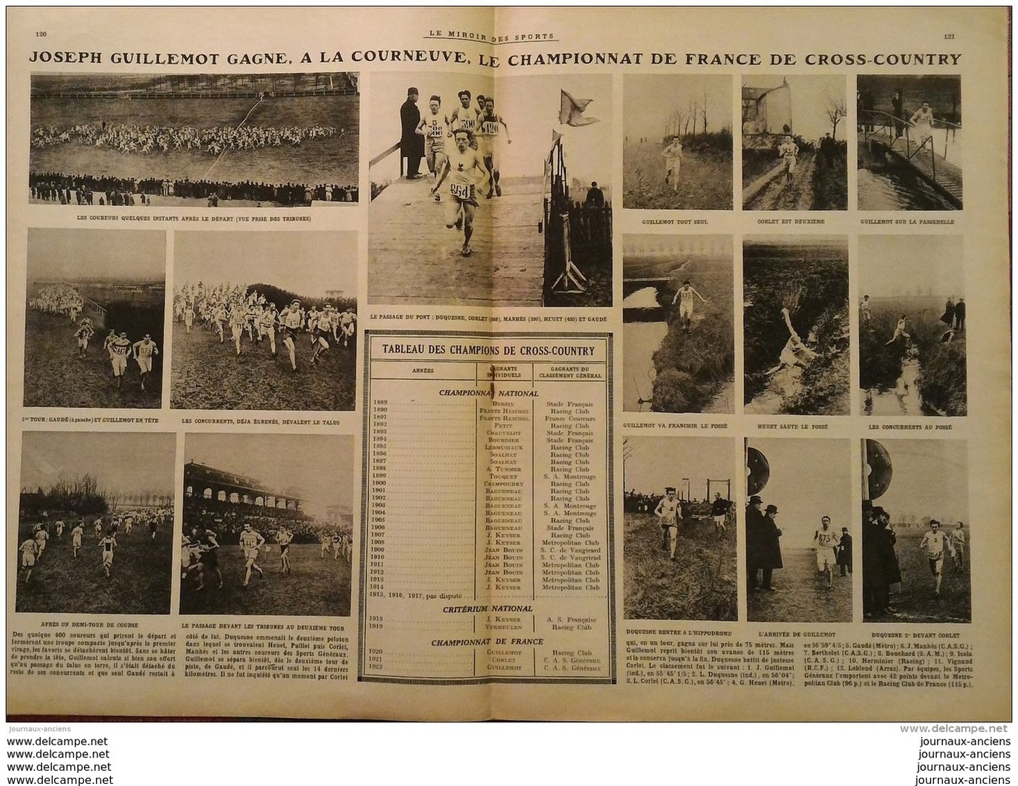 1922 CROSS NATIONAL -  COURSE DE COTE D'ALLAUCH -  JEUX FEMININS DE MONTE CARLO - HÉLICOPTERE PESCARA - HIVER EN SUÉDE - Autres & Non Classés