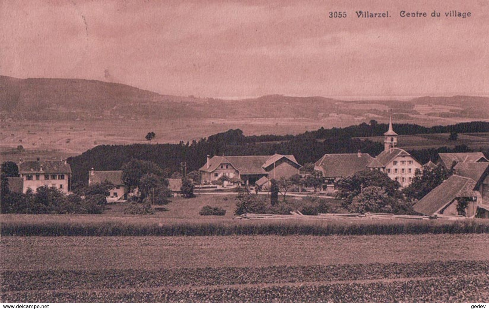 Villarzel VD, Laiterie Et Eglise (3055) - Villarzel