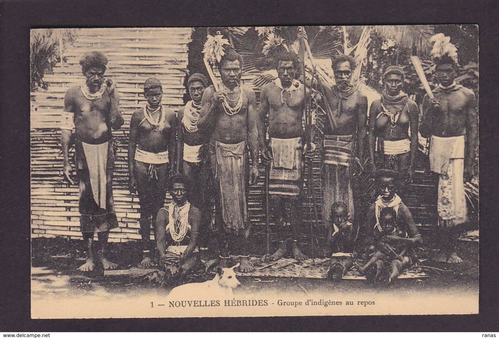 CPA Nouvelles Hébrides Vanuatu Nu Féminin Ethnic Nude Non Circulé - Vanuatu