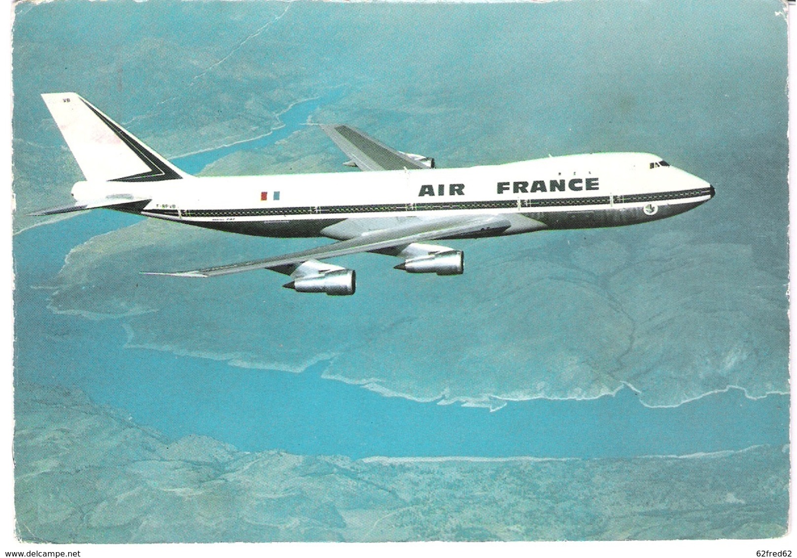 CP BOEING 747 AIR FRANCE - 1946-....: Ere Moderne