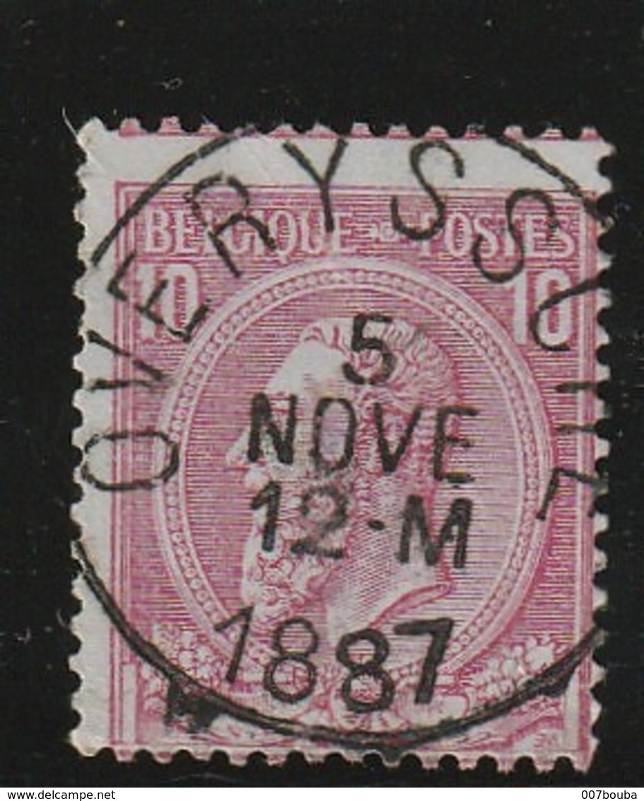 COB N° 46 Oblitération  OVERYSSCHE 1887 - 1884-1891 Leopold II