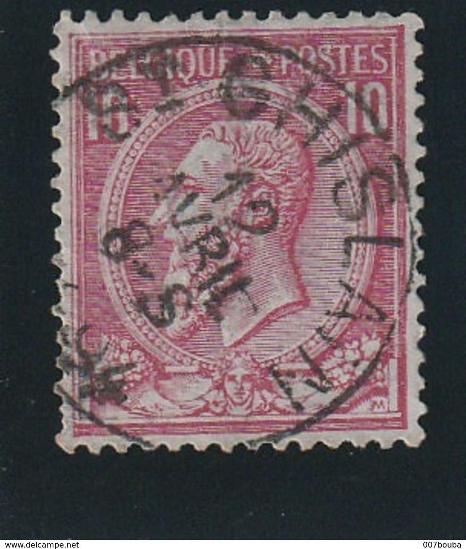 COB N° 46 Oblitération St-GHISLAIN 1894 - 1884-1891 Leopold II