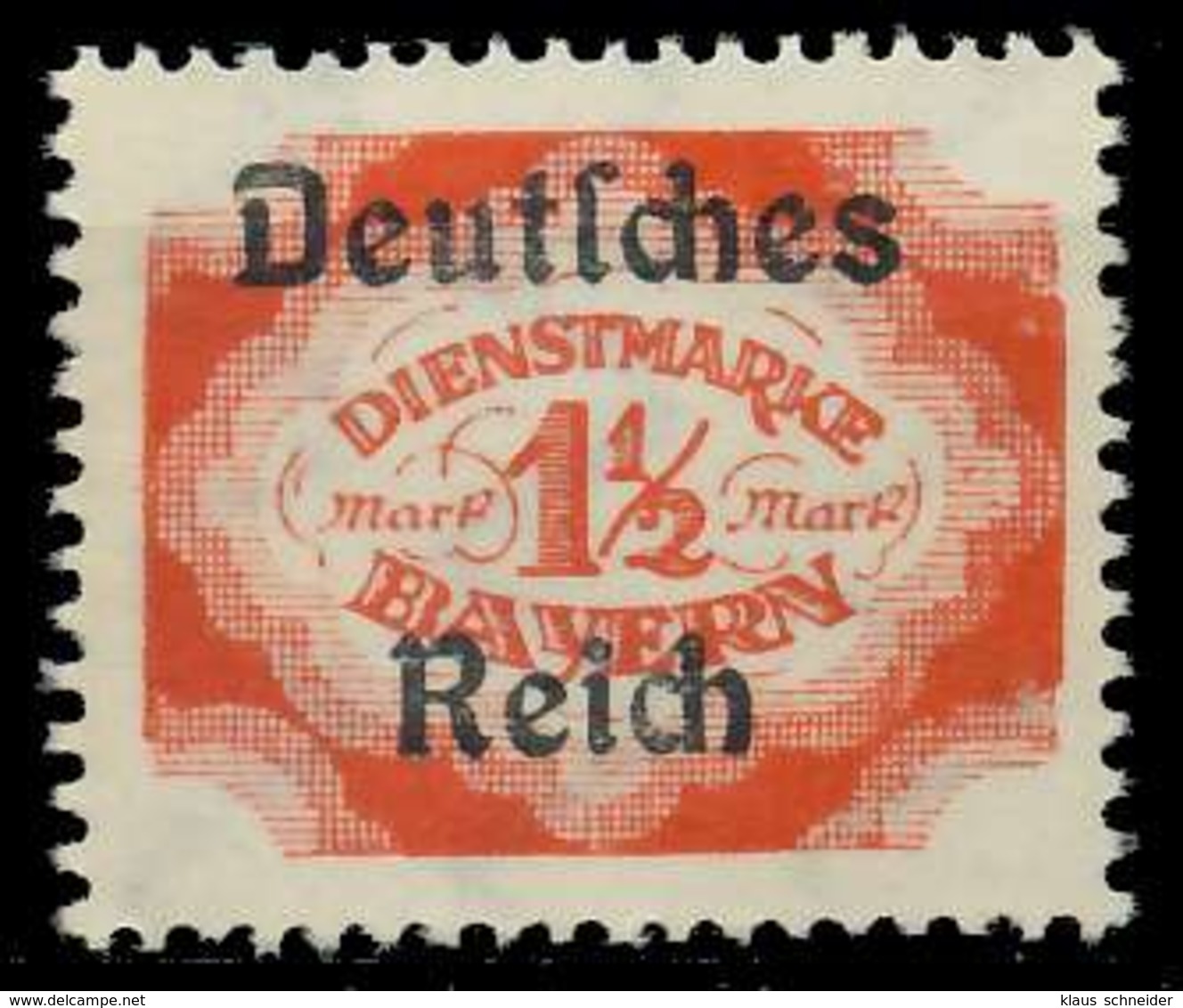 DEUTSCHES REICH DIENSTMARKEN 1920 Nr 48 Postfrisch X063FEA - Dienstmarken