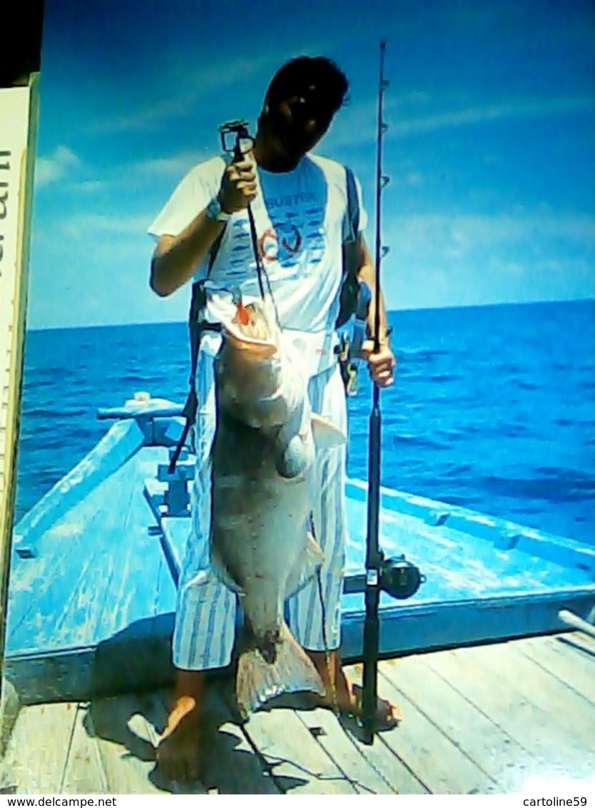 MALDIVE ISLAND ATHURUGA THUDUFUSHI  ARI ATOLL PESCA FISH  VB1995 HK4625 - Maldiven