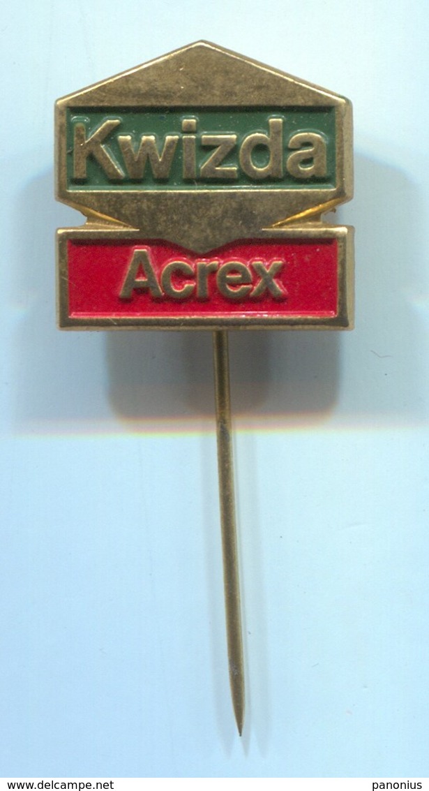 KWIZDA ACREX - Pfarmacie Farmacia, Vintage Pin, Badge, Abzeichen - Geneeskunde