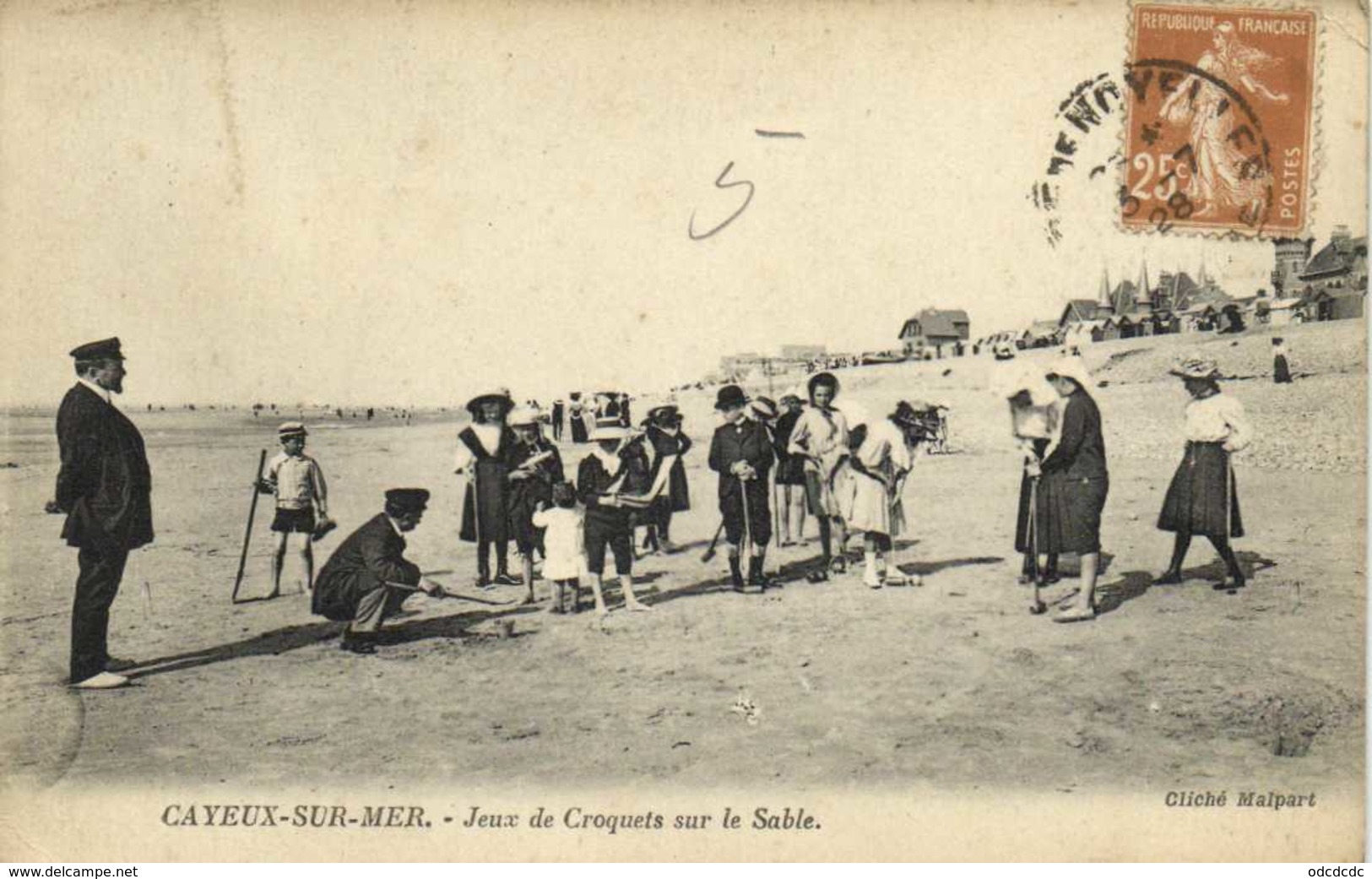 CAYEUX SUR MER  Jeux De Croquets Sur Le Sable RV - Cayeux Sur Mer