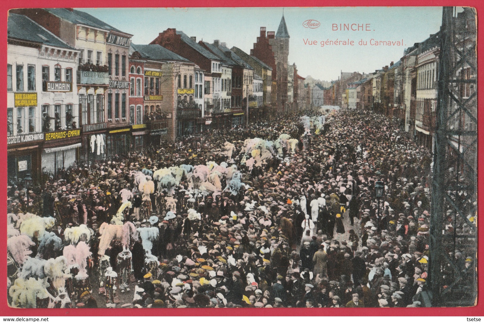 Binche - Carte Postale Grand Format ... Vue Générale Du Carnaval  ( Voir Verso ) - Binche