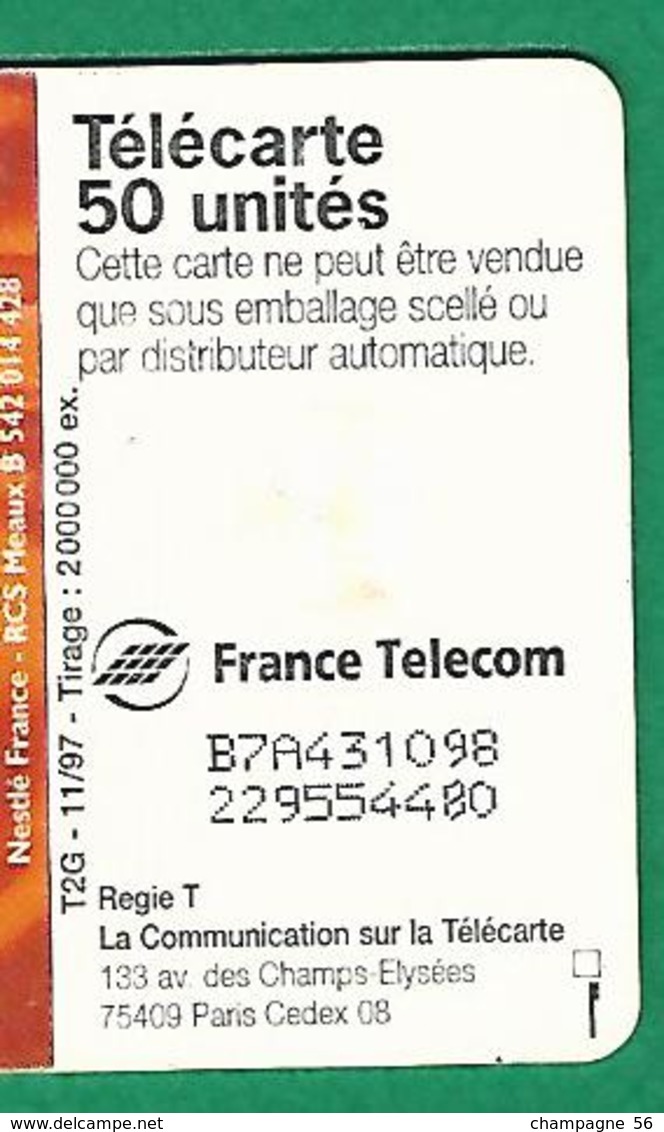 VARIÉTÉS 11 / 1997  LION PETIT DÉJEUNER   PUCE GEM 2    50 UNITÉS - Errors And Oddities