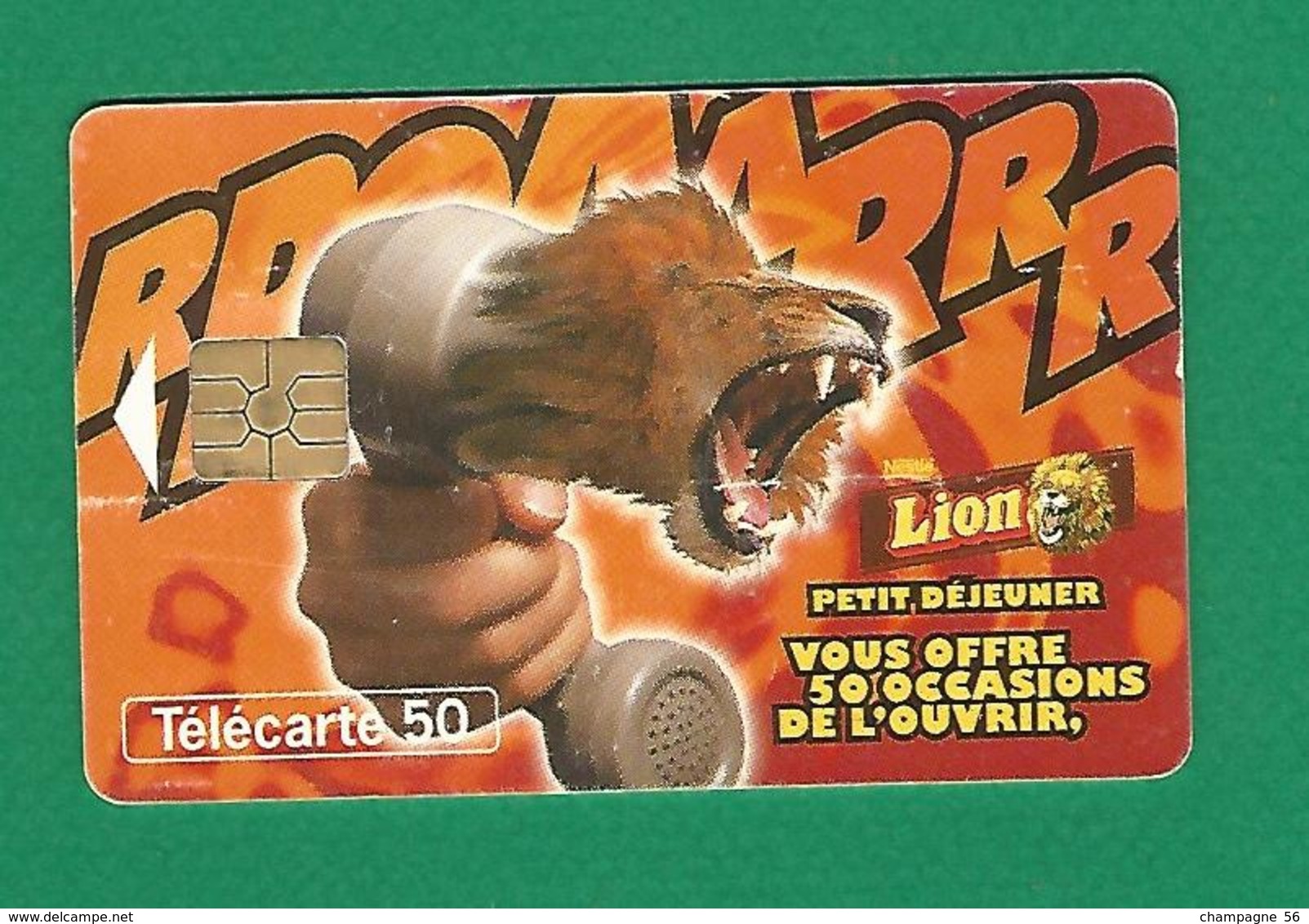 VARIÉTÉS 11 / 1997  LION PETIT DÉJEUNER   PUCE GEM 2    50 UNITÉS - Varietà