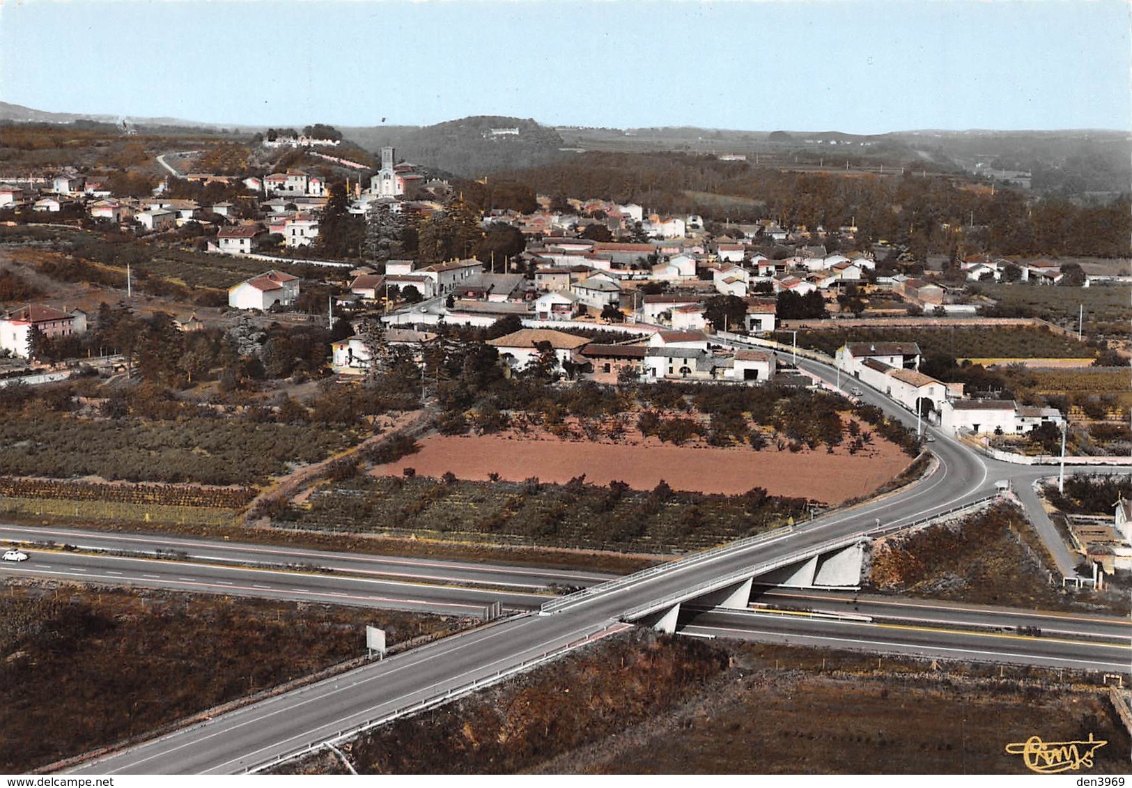 CHANAS - L'Autoroute - Vue Aérienne D'ensemble - Chanas