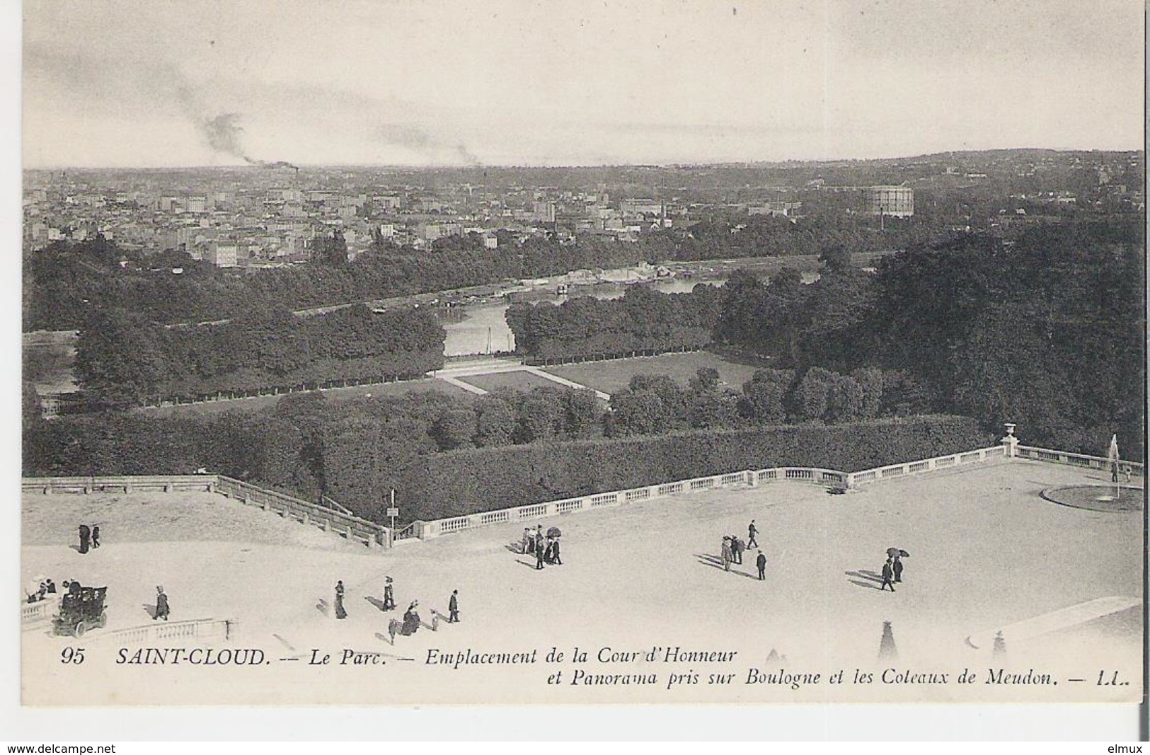 SAINT CLOUD. CP Le Parc Emplacement De La Cour D'Honneur - Saint Cloud