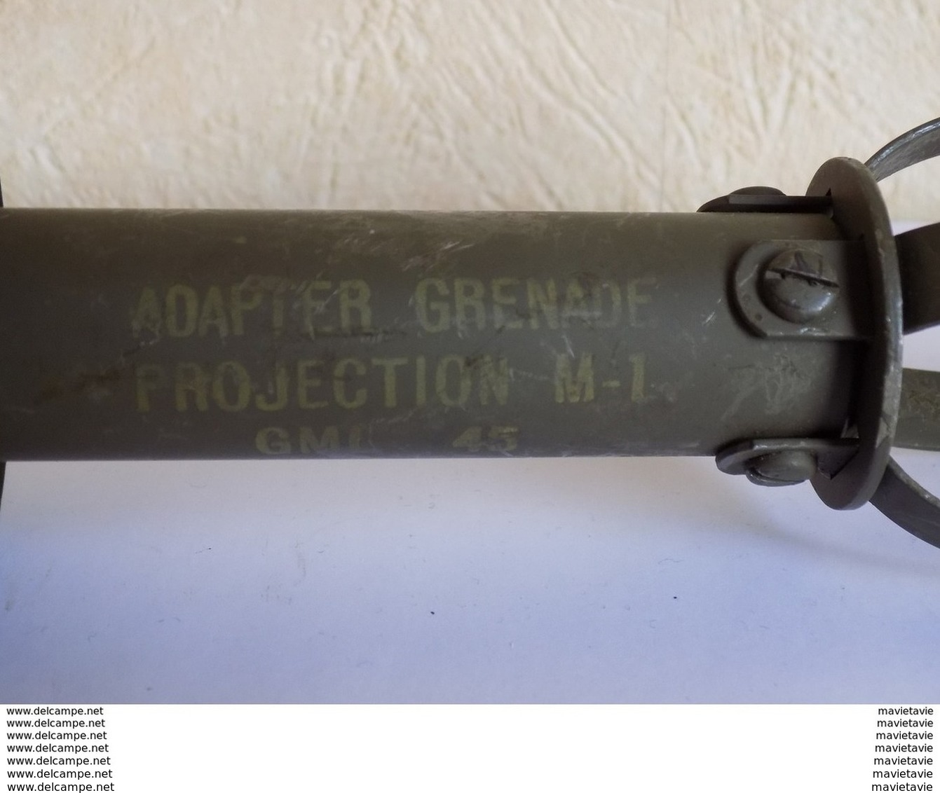 Lanceur De Grenade MKII Pour Fusil GARAND Datée 1945 - Armes Neutralisées