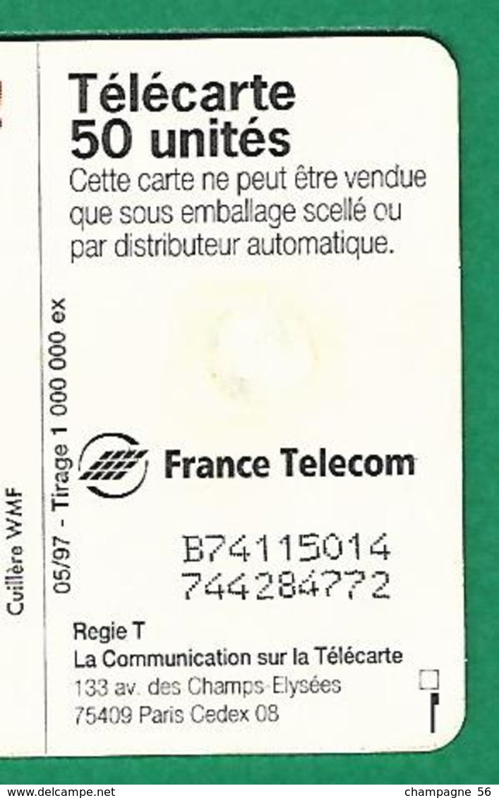 VARIÉTÉS 05 / 1997  CARTE D'OR   PUCE GEM1A   50 UNITÉS - Variëteiten