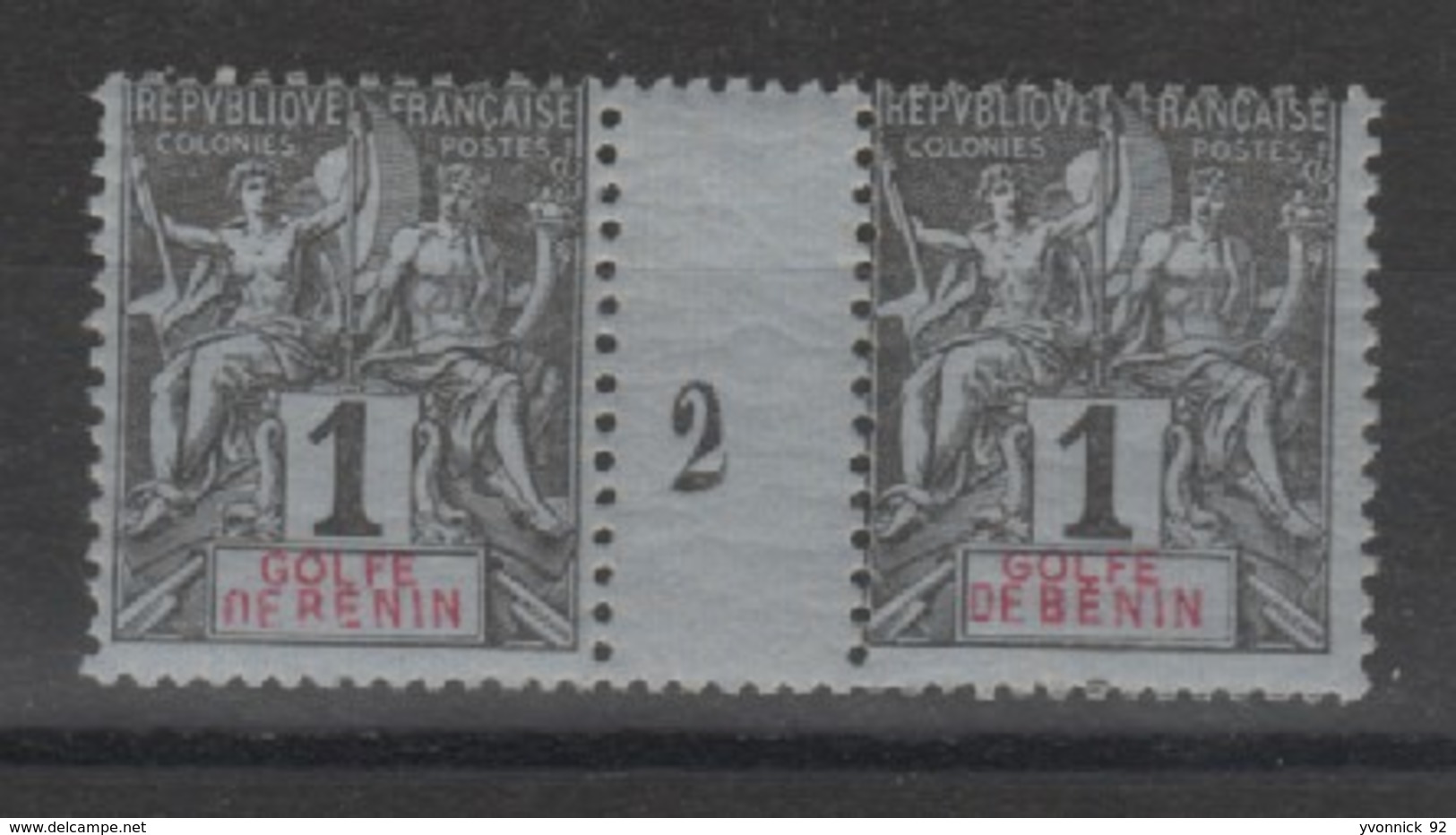 Benin _ Golfe _  Millésimes (1892 ) N°13 Neuf - Sonstige & Ohne Zuordnung