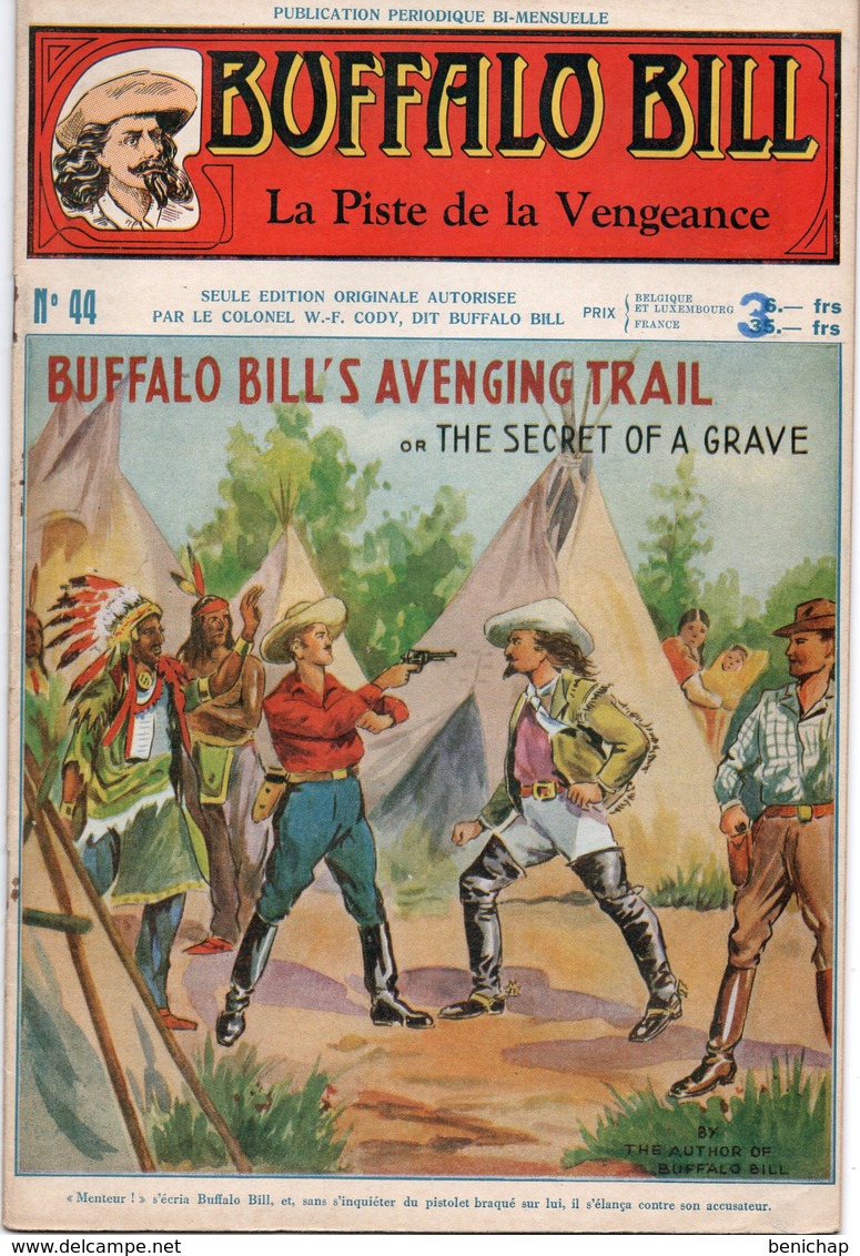 EO BUFFALO BILL N* 44 - LA ISTE DE LA VENGEANCE - LE HEROS DU FAR-WEST -  EDITION ATLAS. - Adventure