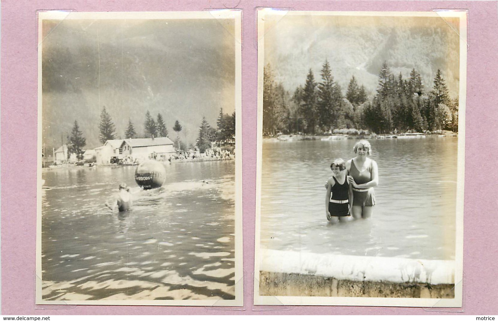 CHAMONIX (haute Savoie) - La Piscine (photo Années 30, Format 8,3cm X 5,8cm) - Lieux