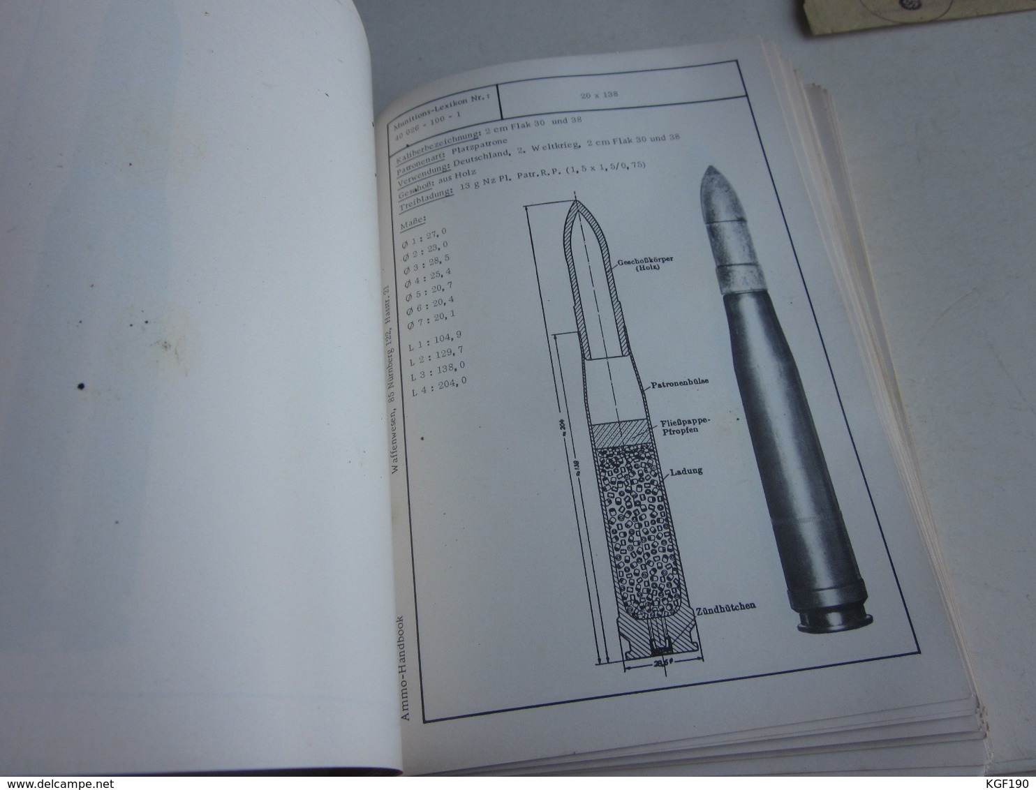 OBUS de 20 37 47 ..... INTROUVABLES PLANCHES SUR LES MUNITIONS - munitions lexikon