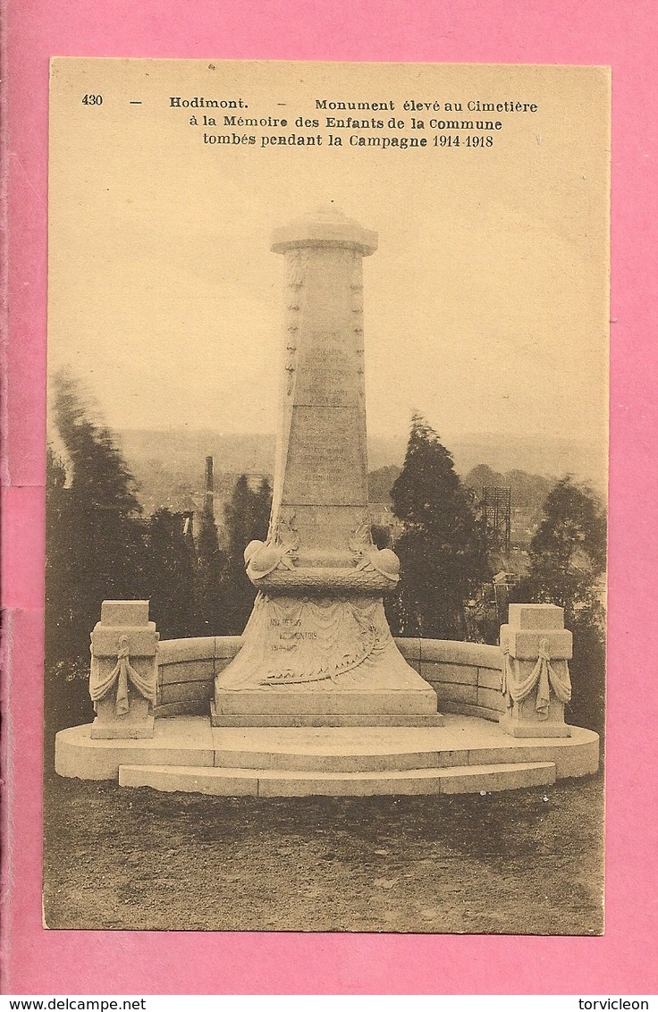 C.P. Hodimont =  Cimetière  :  Monument  1914-1918 - Verviers