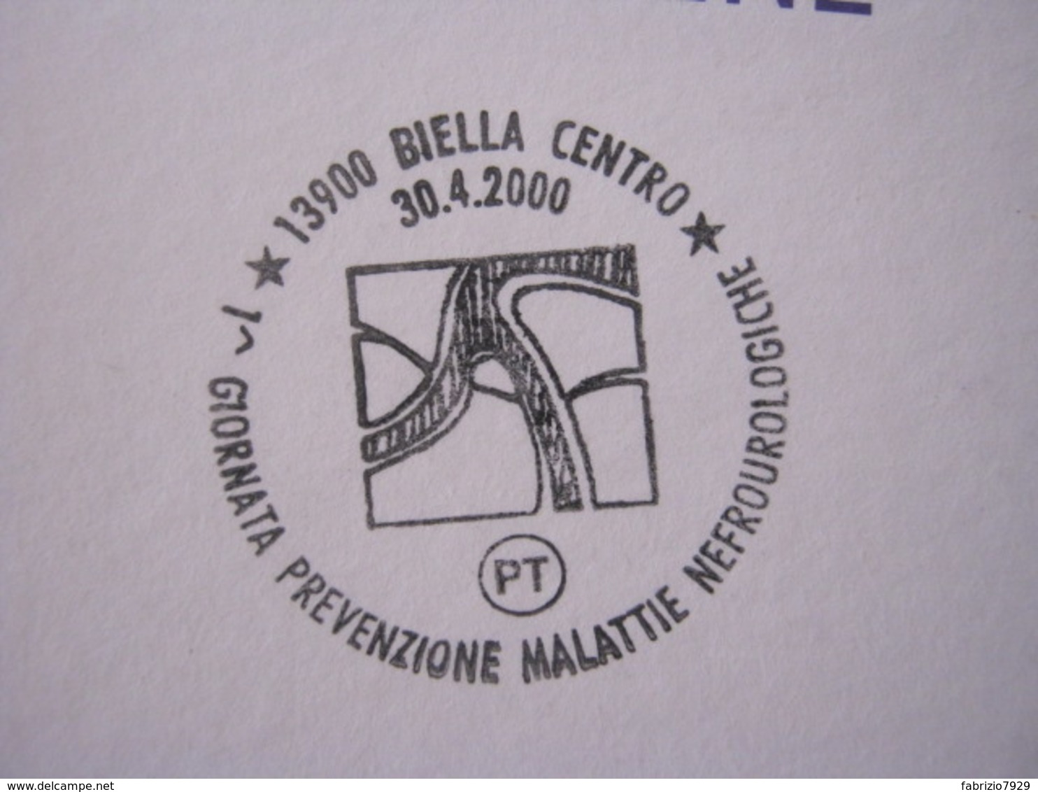 A.10 ITALIA ANNULLO - 2000 BIELLA GIORNATA PREVENZIONE MALATTIE NEFROUROLOGICHE RENE RENI SALUTE DOCTOR CURA MEDICINA - Medicina