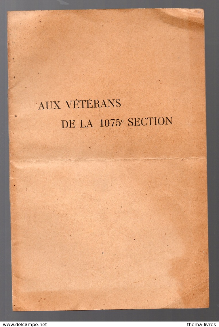 Habas Et Environs (40 Landes) (guerre 1870) Allocution  "aux Vétérans De La 1075e Section" Cl Massié 1913 (PPP15665) - Autres & Non Classés