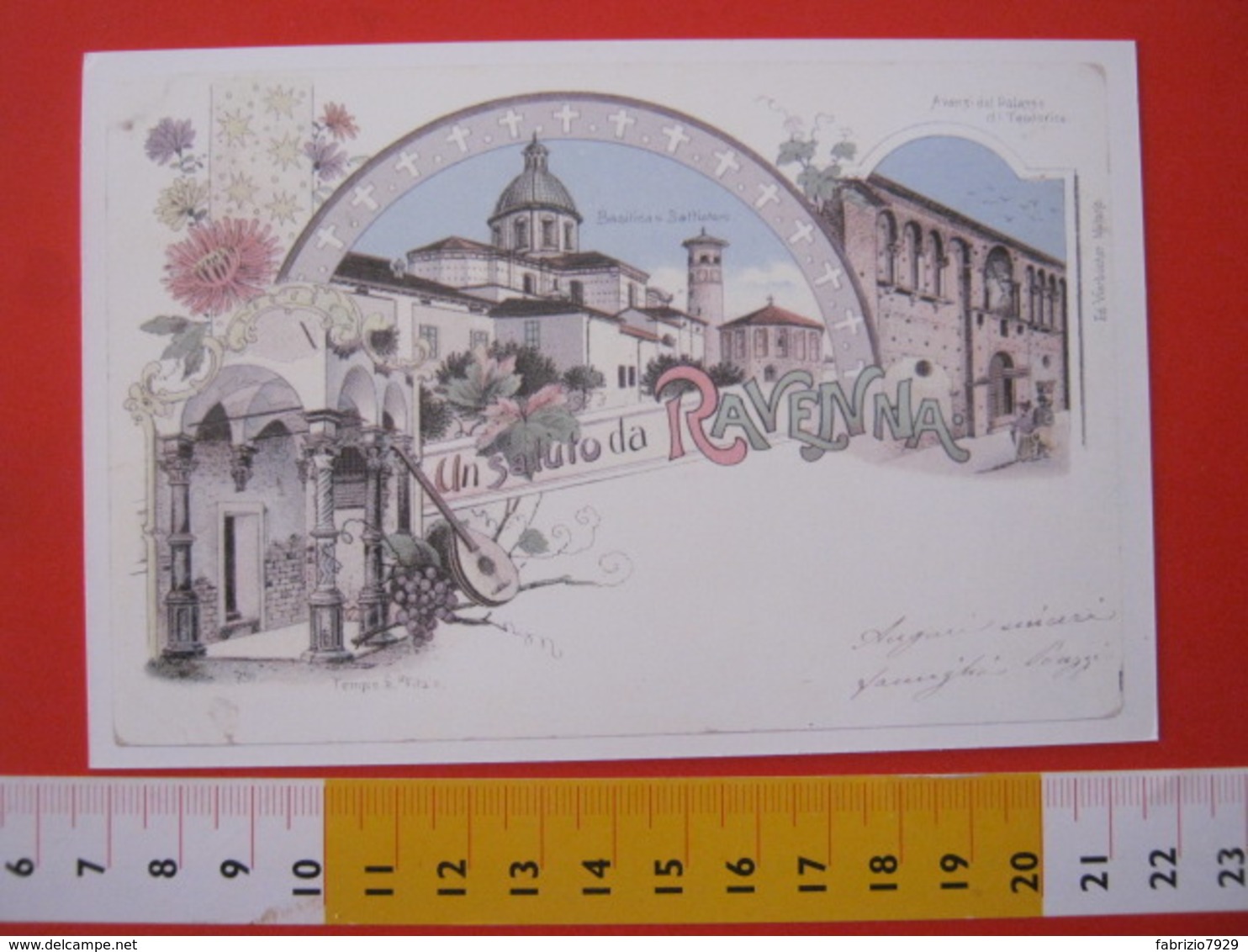 A.10 ITALIA ANNULLO - 2000 RAVENNA GIORNATE FILATELICHE GIFRA DANTE ALIGHIERI FRANCOBOLLO EXPO CARD BASILICA - Francobolli Su Francobolli