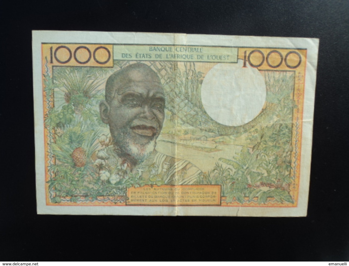 NIGER : 1000 FRANCS   ND  (signature 10)    P 603H L.     TTB * - Niger